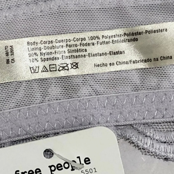 NWT-FREE PEOPLE Evelina Cloudy Lavender Lace Brale - Picture 8 of 10